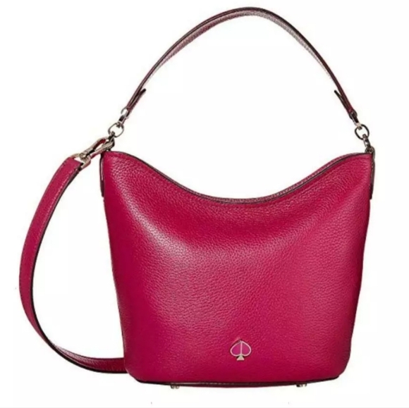 Kate Spade NWT Polly Berry Blitz Small Hobo Crossbody - Picture 1 of 17